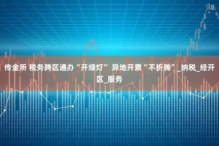 传金所 税务跨区通办“开绿灯” 异地开票“不折腾”_纳税_经开区_服务